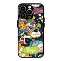 Space Glass Case Cover For iPhone 14 Pro