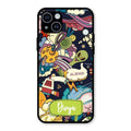 Space Glass Case Cover For iPhone 14