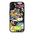 Space Glass Case Cover For iPhone 17
