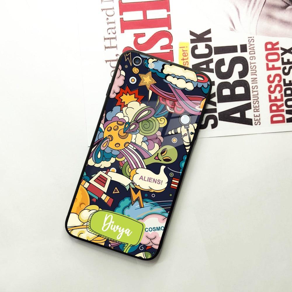 Space Glass Case Cover For iPhone - ShopOnCliQ