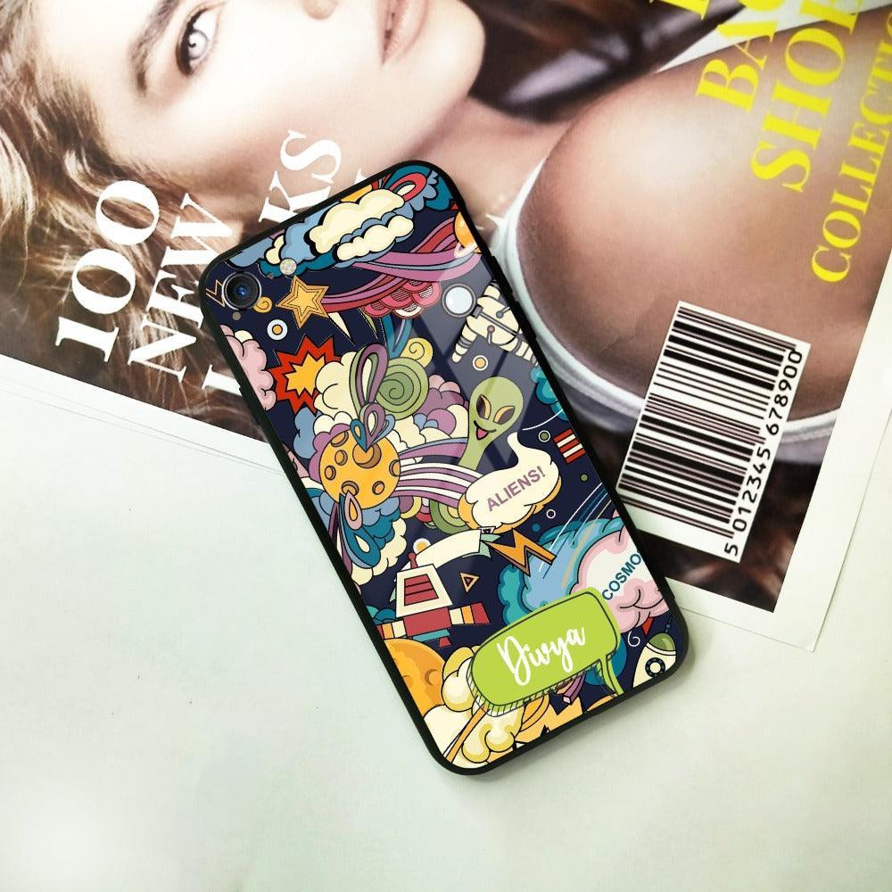 Space Glass Case Cover For iPhone - ShopOnCliQ