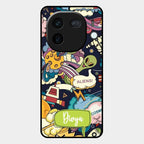 Space Glass Case Cover For Iqoo 12 5G