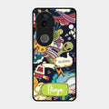 Space Glass Case Cover For Iqoo Z10R