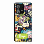 Space Glass Case Cover For Motorola Edge 40 5G