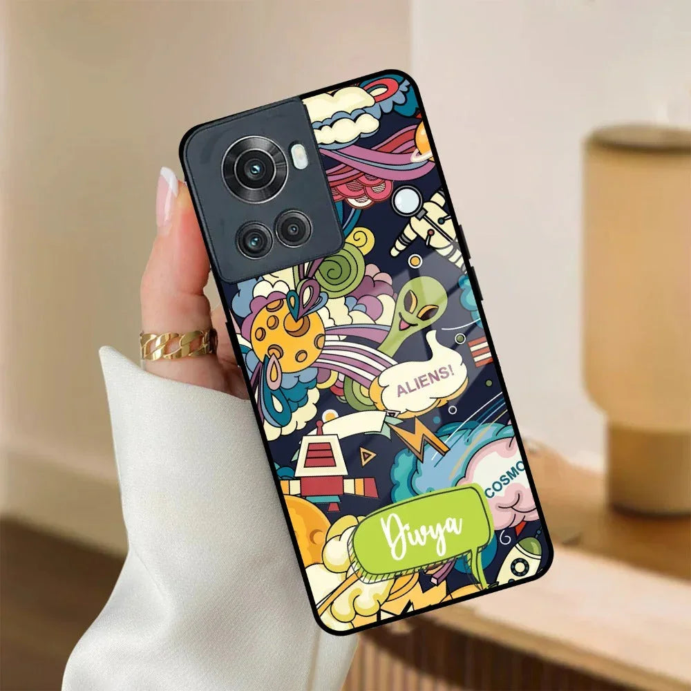 Space Glass Case Cover For Oneplus - ShopOnCliQ