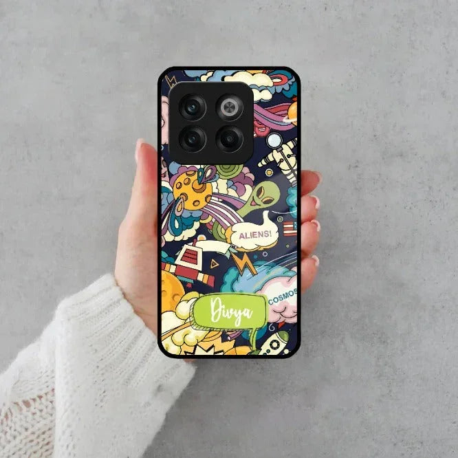 Space Glass Case Cover For Oneplus - ShopOnCliQ