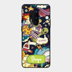 Space Glass Case Cover For Oneplus 8 Pro