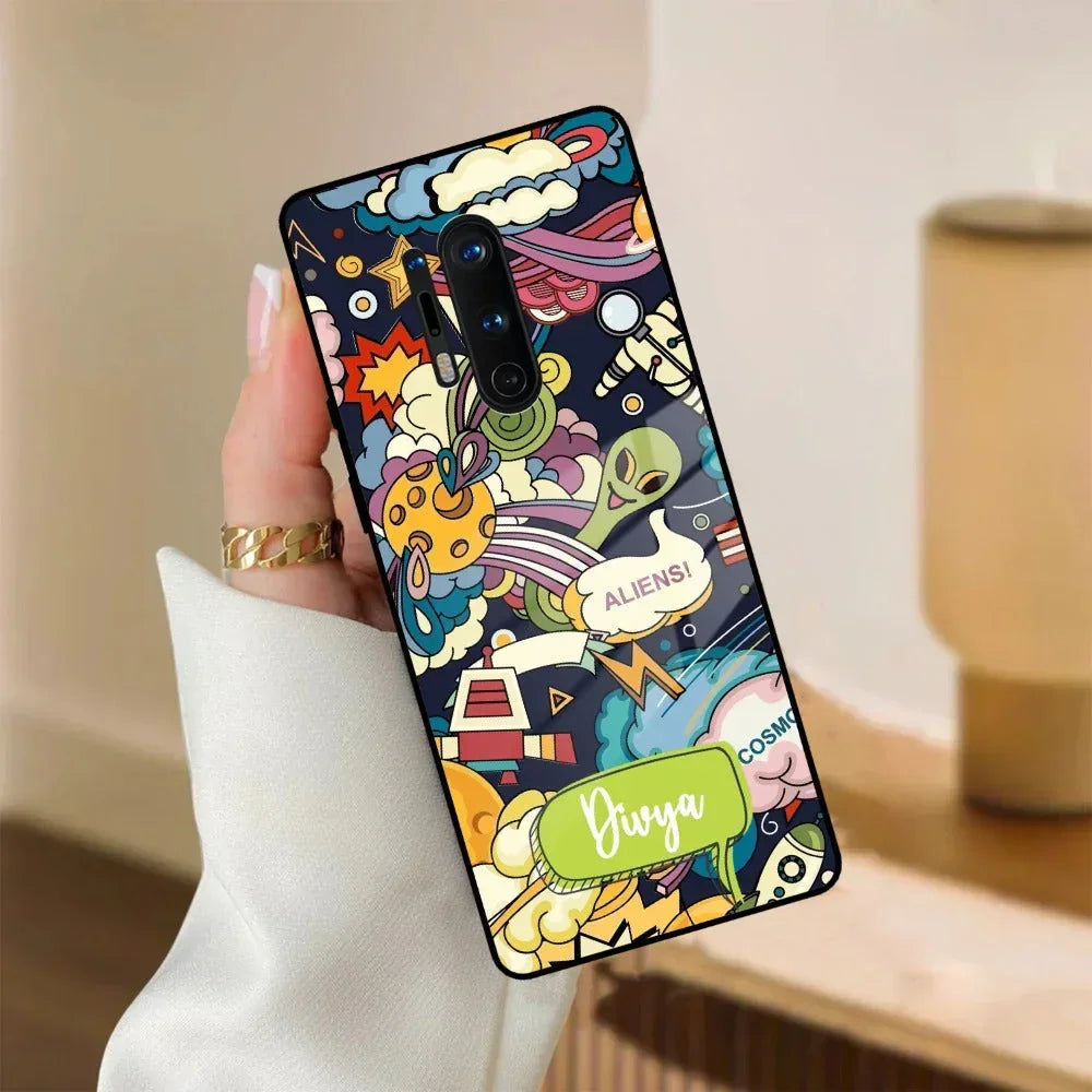 Space Glass Case Cover For Oneplus - ShopOnCliQ