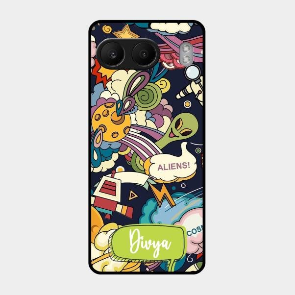Space Glass Case Cover For Oneplus Nord 4 5G