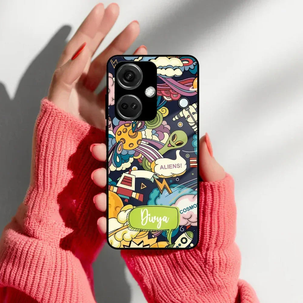 Space Glass Case Cover For Oneplus - ShopOnCliQ