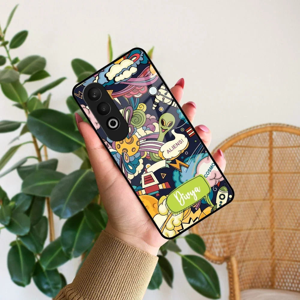 Space Glass Case Cover For Oneplus - ShopOnCliQ