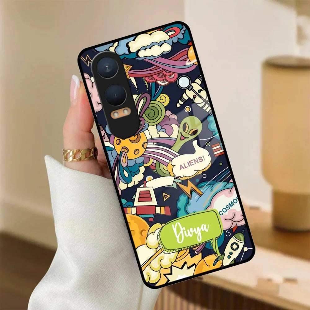 Space Glass Case Cover For Oneplus - ShopOnCliQ