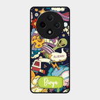 Space Glass Case Cover For Oppo F27 Pro Plus 5G