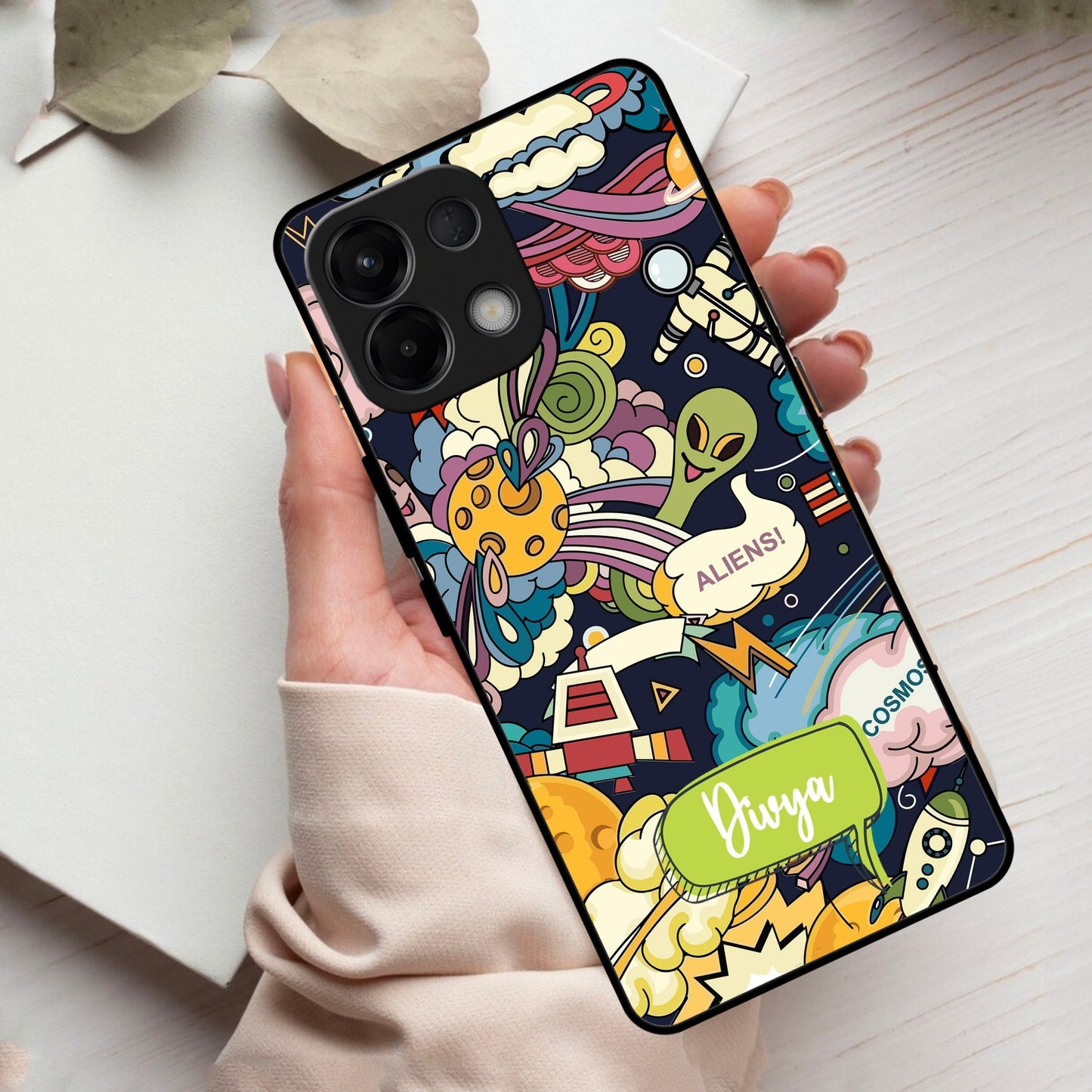 Space Glass Case Cover For Oppo