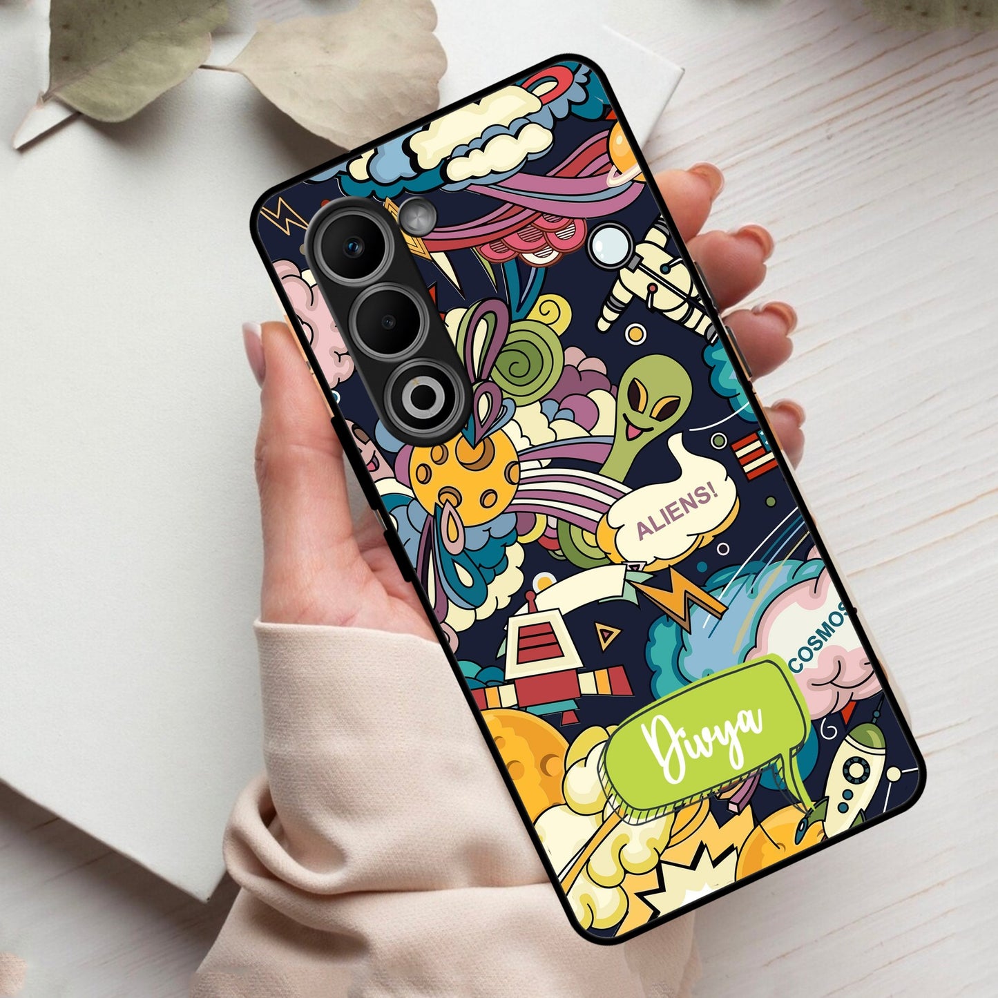 Space Glass Case Cover For Oppo