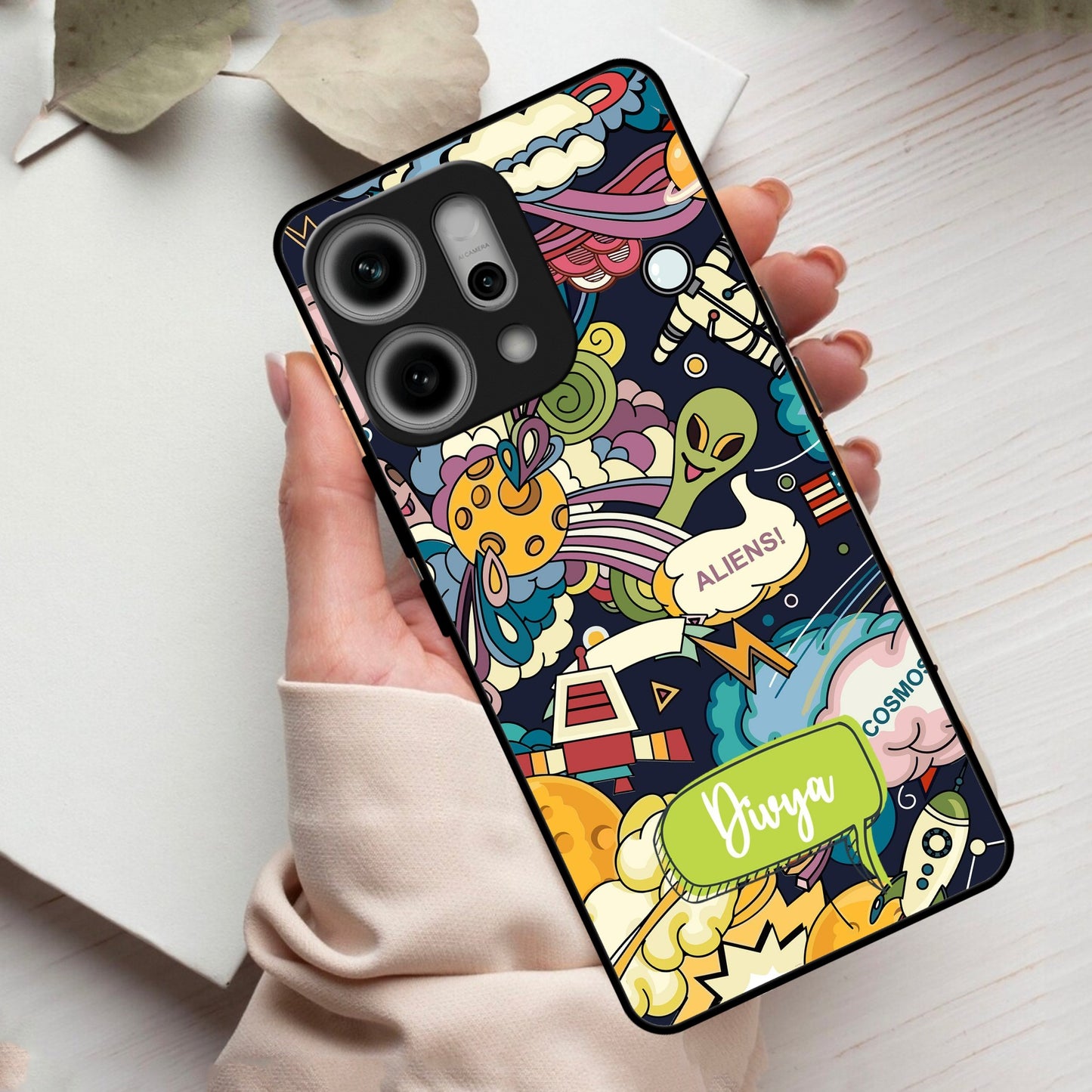 Space Glass Case Cover For Oppo