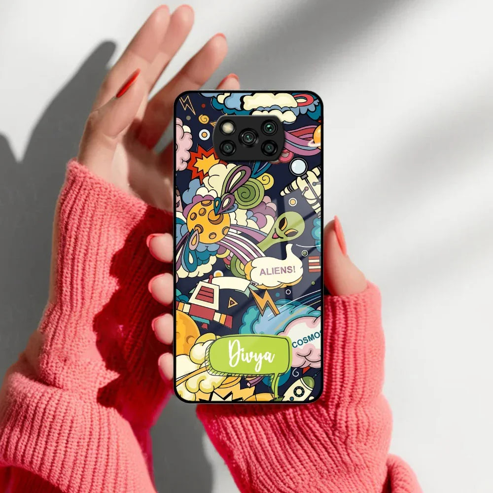 Space Glass Case Cover For Poco - ShopOnCliQ