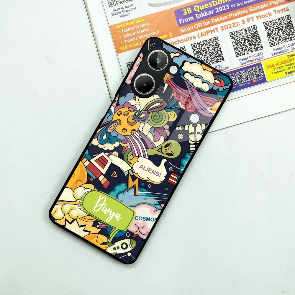 Space Glass Case Cover For Realme/Narzo - ShopOnCliQ