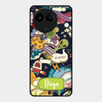 Space Glass Case Cover For Realme 11 5G