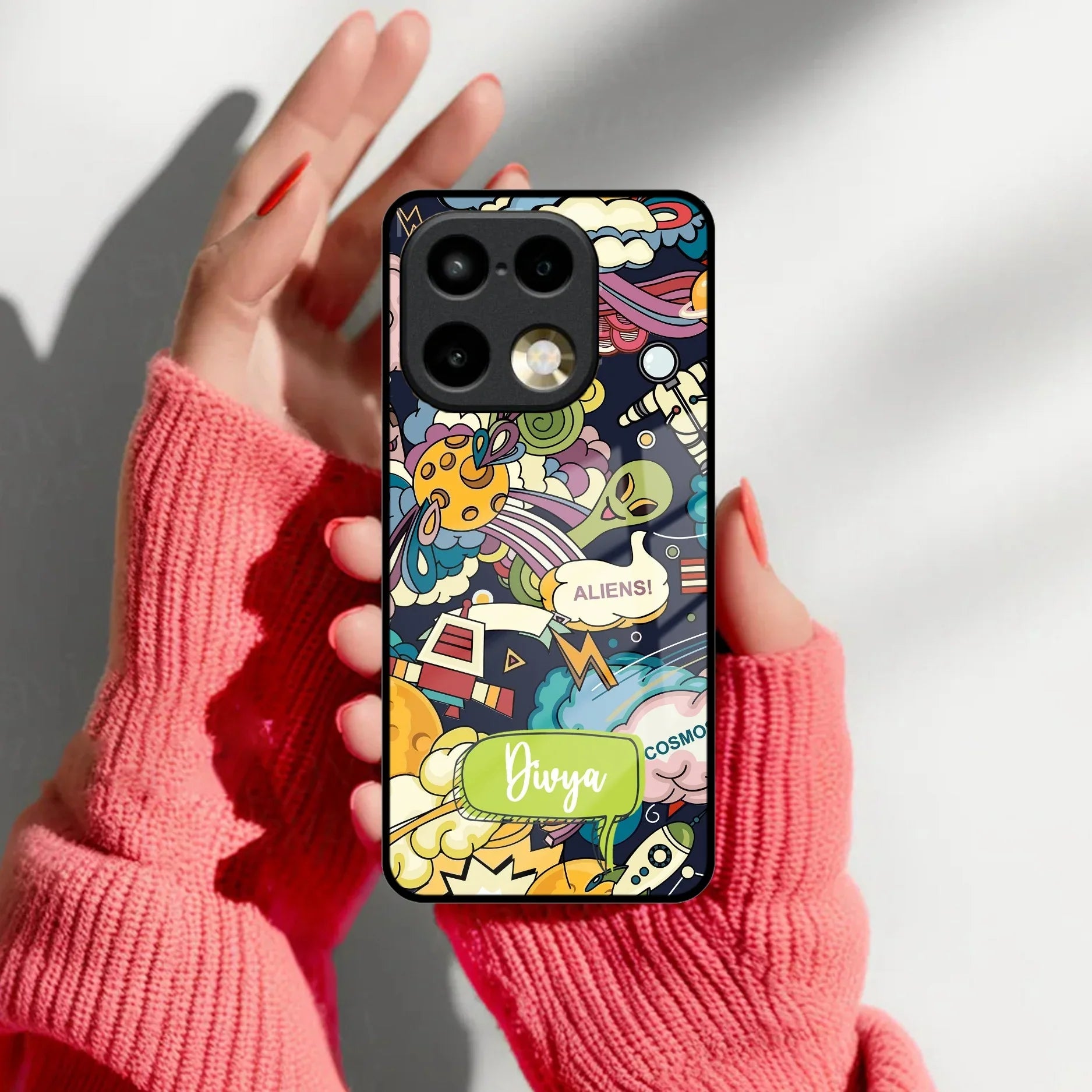 Heavenly Bond Glass Case Cover For Realme/Narzo