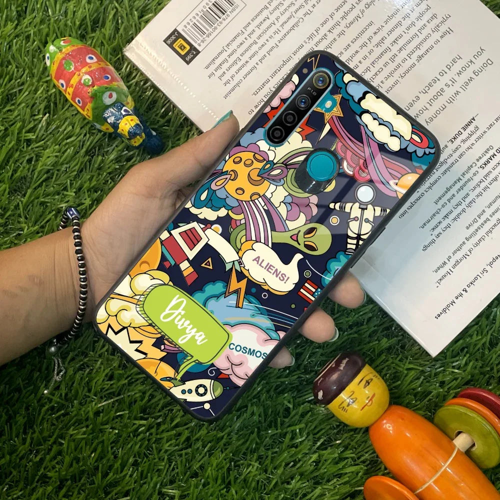 Space Glass Case Cover For Realme/Narzo - ShopOnCliQ
