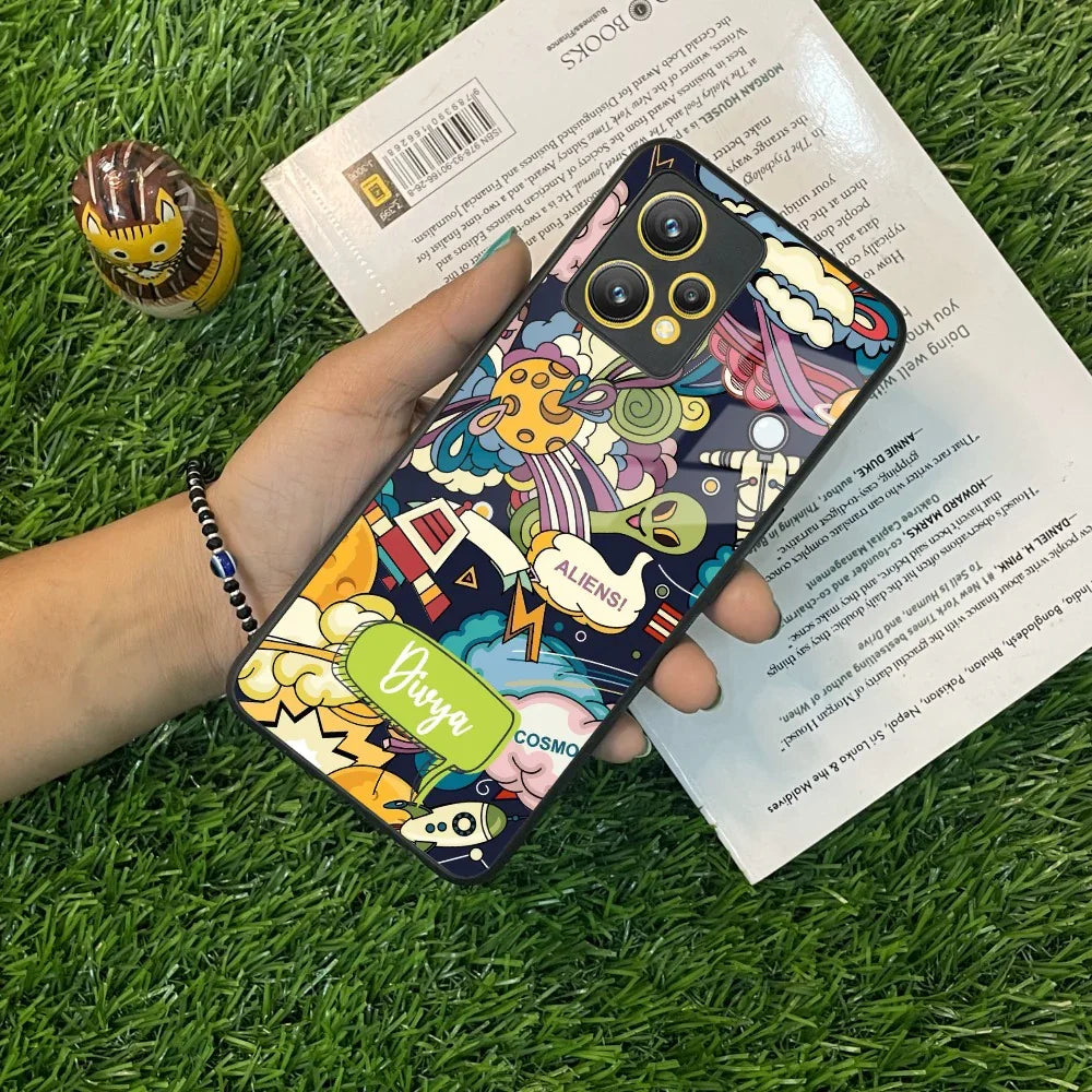 Space Glass Case Cover For Realme/Narzo - ShopOnCliQ