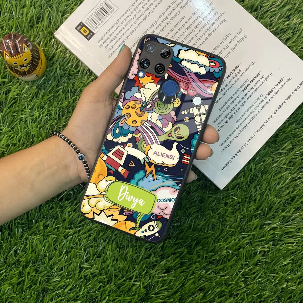 Space Glass Case Cover For Realme/Narzo - ShopOnCliQ