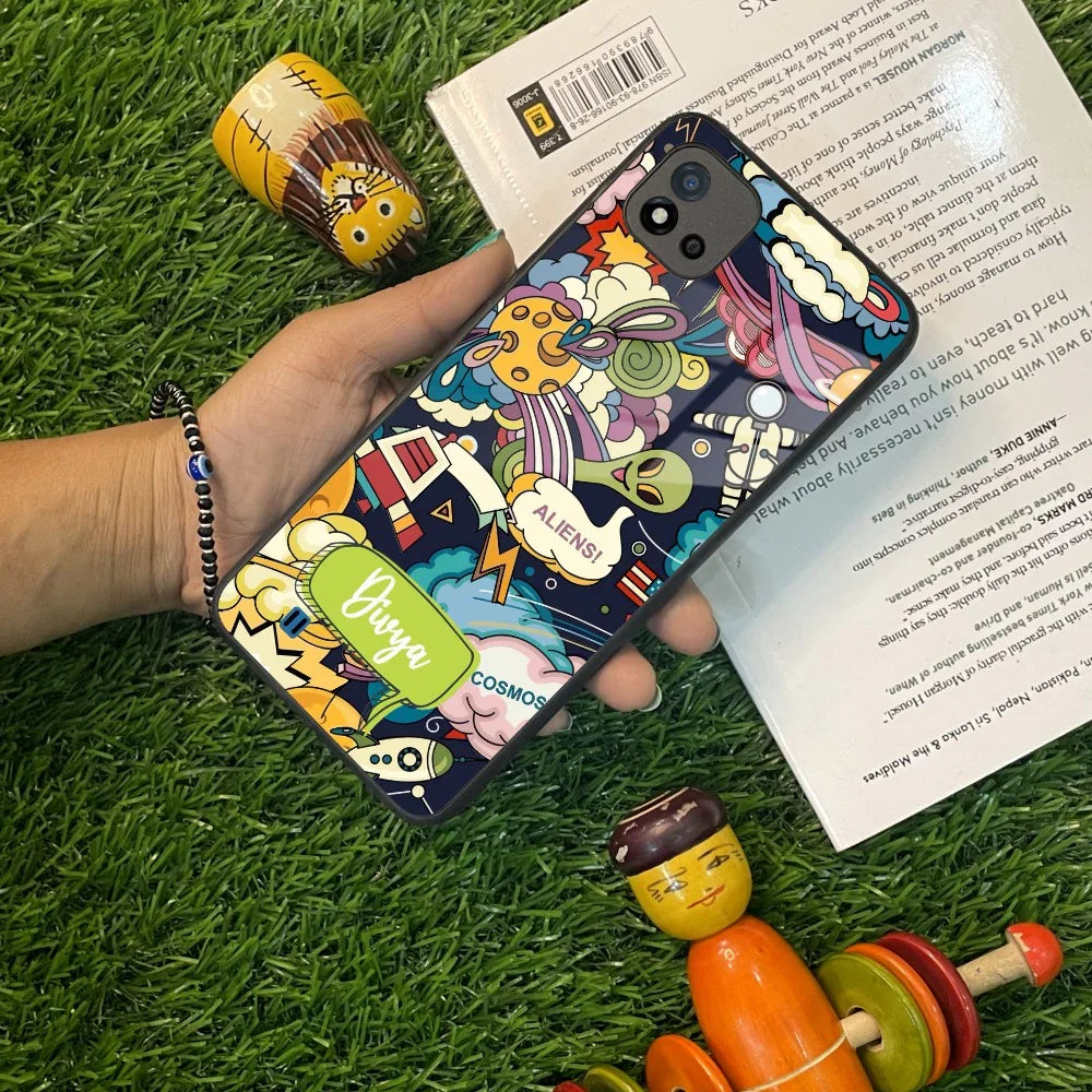 Space Glass Case Cover For Realme/Narzo - ShopOnCliQ