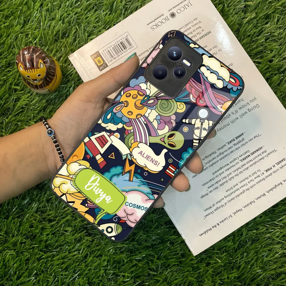 Space Glass Case Cover For Realme/Narzo - ShopOnCliQ