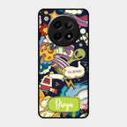 Space Glass Case Cover For Realme C65 5G