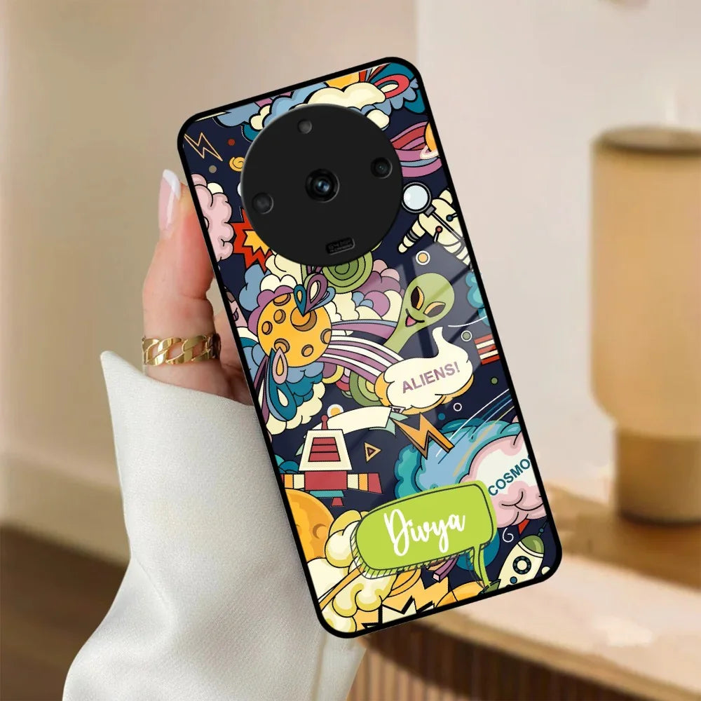 Space Glass Case Cover For Realme/Narzo - ShopOnCliQ