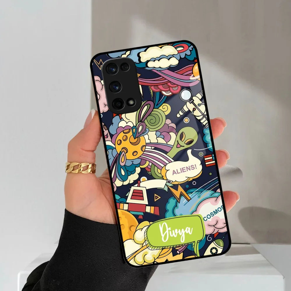 Space Glass Case Cover For Realme/Narzo - ShopOnCliQ