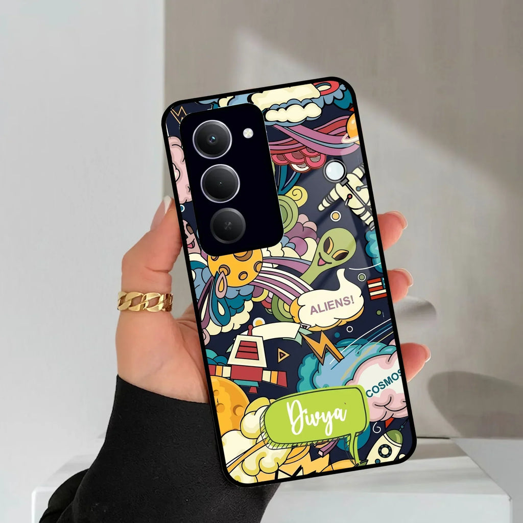 Space Glass Case Cover For Redmi/Xiaomi - ShopOnCliQ