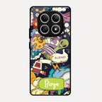 Space Glass Case Cover For Redmi Note 15 5G