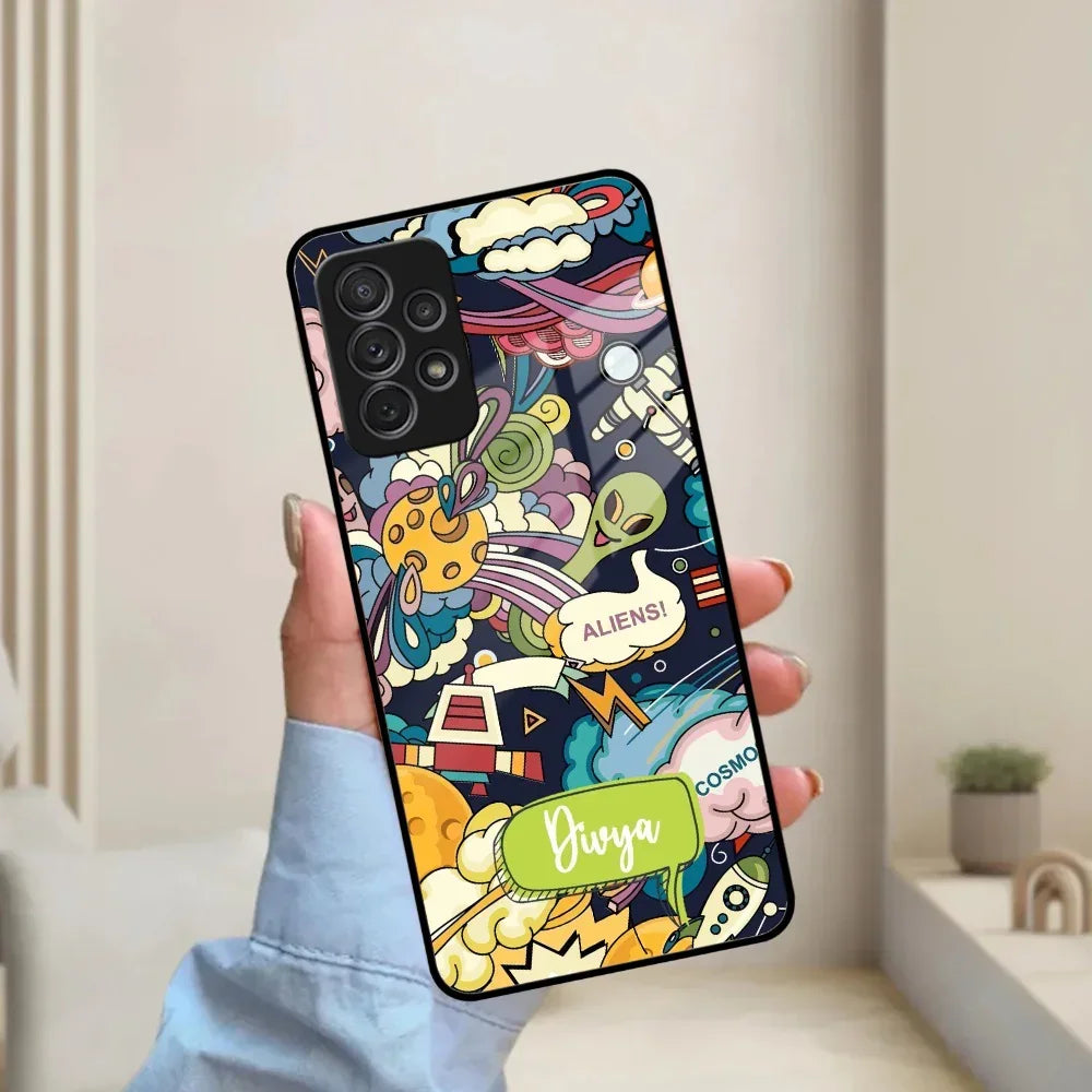 Space Glass Case Cover For Samsung - ShopOnCliQ