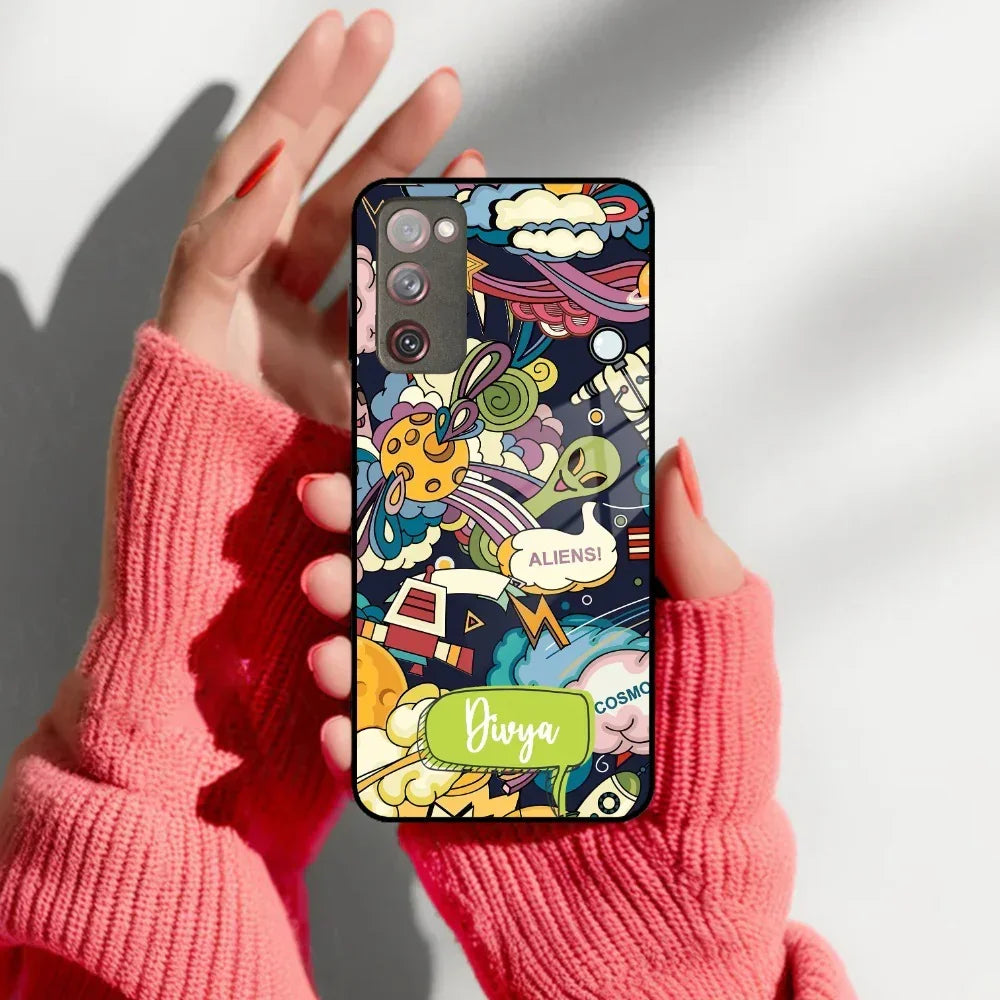 Space Glass Case Cover For Samsung - ShopOnCliQ