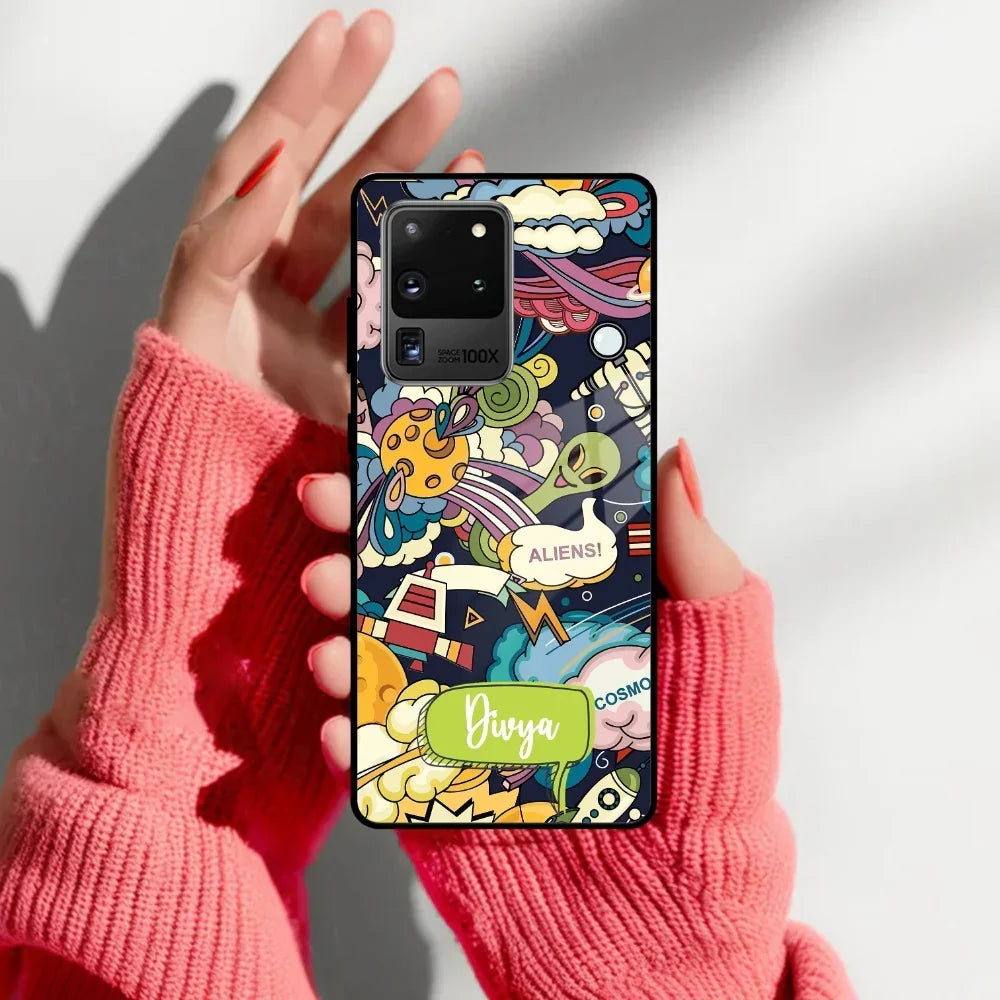 Space Glass Case Cover For Samsung - ShopOnCliQ