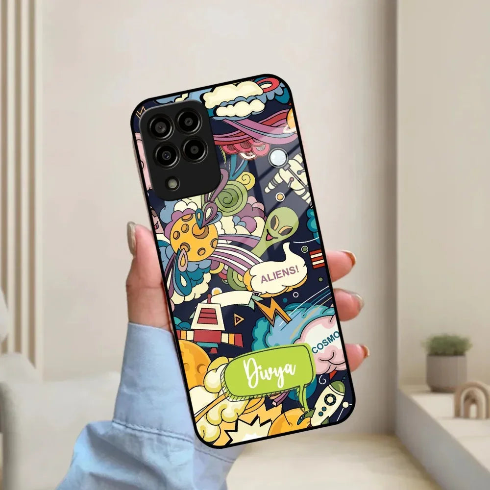 Space Glass Case Cover For Samsung - ShopOnCliQ