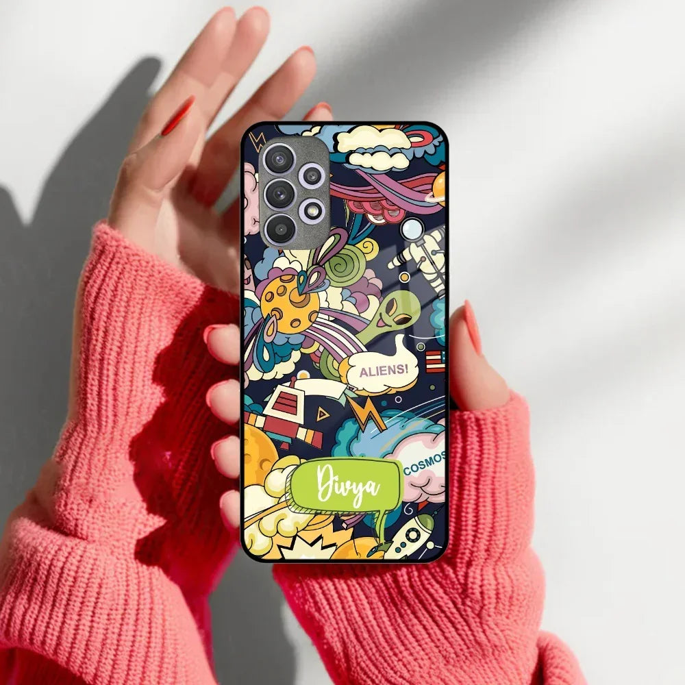 Space Glass Case Cover For Samsung - ShopOnCliQ