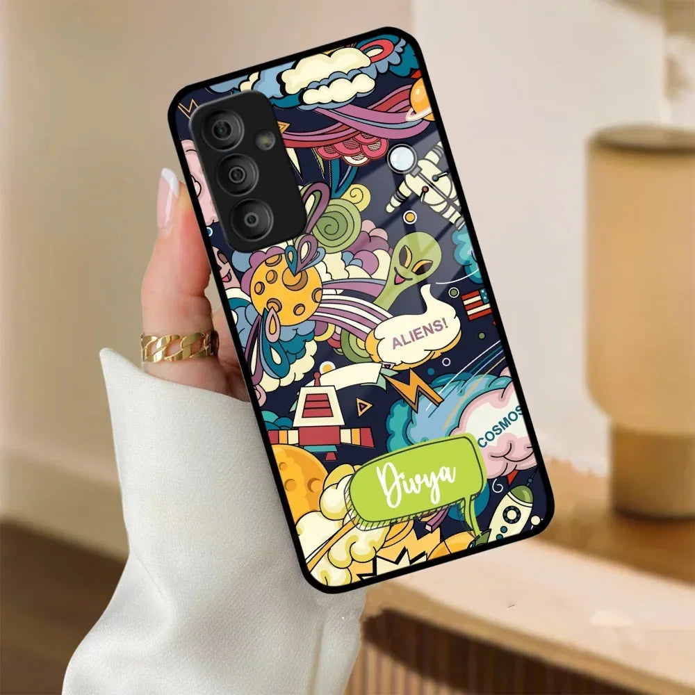 Space Glass Case Cover For Samsung - ShopOnCliQ