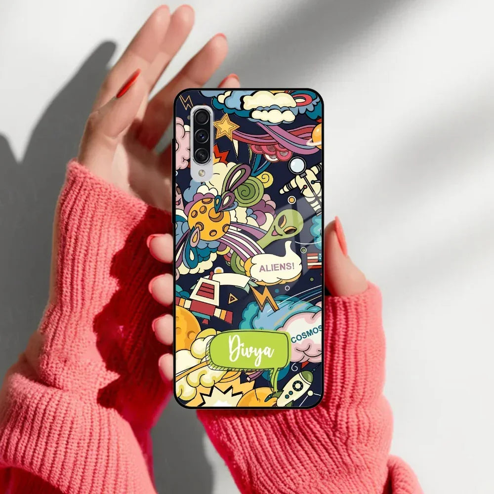 Space Glass Case Cover For Samsung - ShopOnCliQ