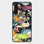 Space Glass Case Cover For Samsung Galaxy M54 5G