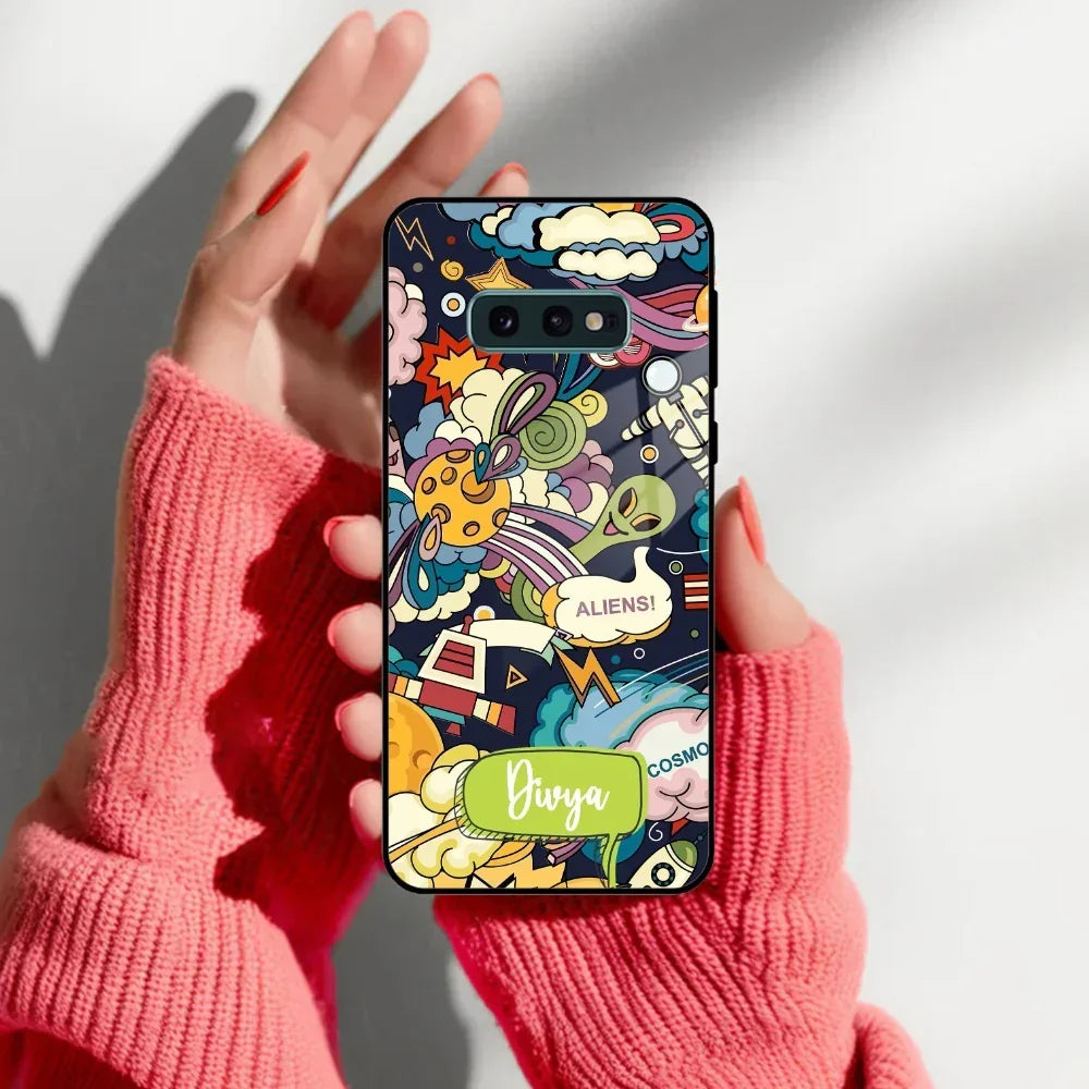 Space Glass Case Cover For Samsung - ShopOnCliQ