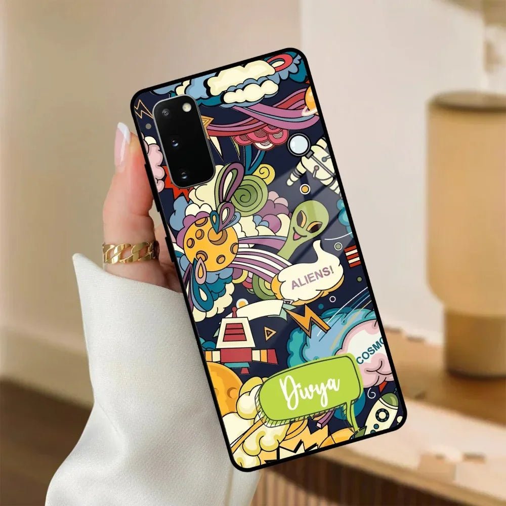 Space Glass Case Cover For Samsung - ShopOnCliQ