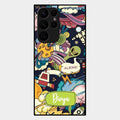 Space Glass Case Cover For Samsung Galaxy S22 Ultra 5G