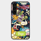 Space Glass Case Cover For Samsung Galaxy S23 Fe 5G
