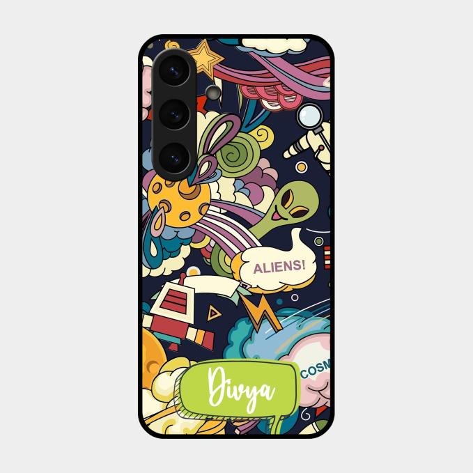 Space Glass Case Cover For Samsung Galaxy S26 5G