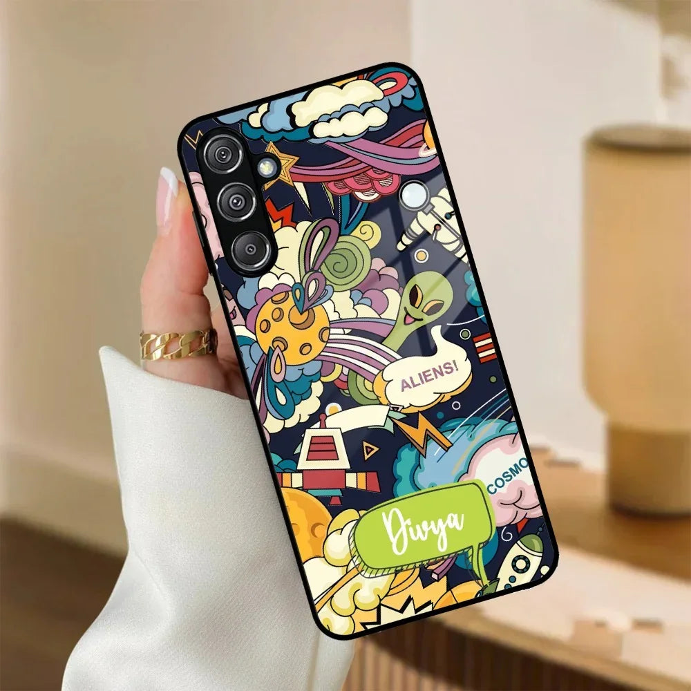 Space Glass Case Cover For Samsung - ShopOnCliQ