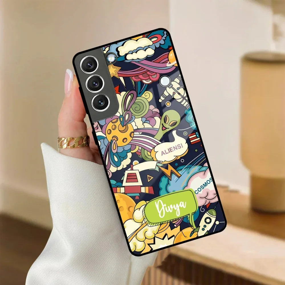 Space Glass Case Cover For Samsung - ShopOnCliQ