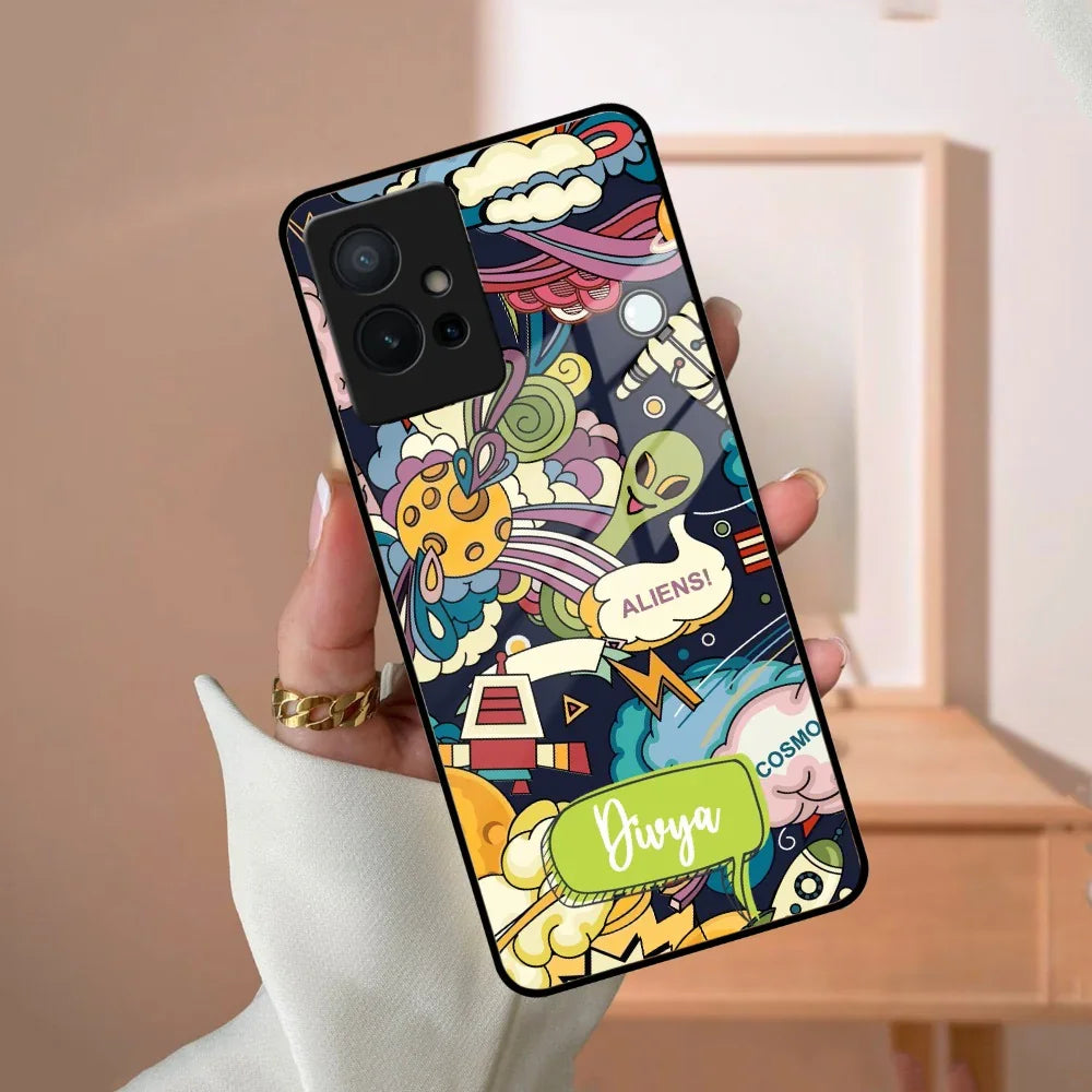 Space Glass Case Cover For Vivo - ShopOnCliQ
